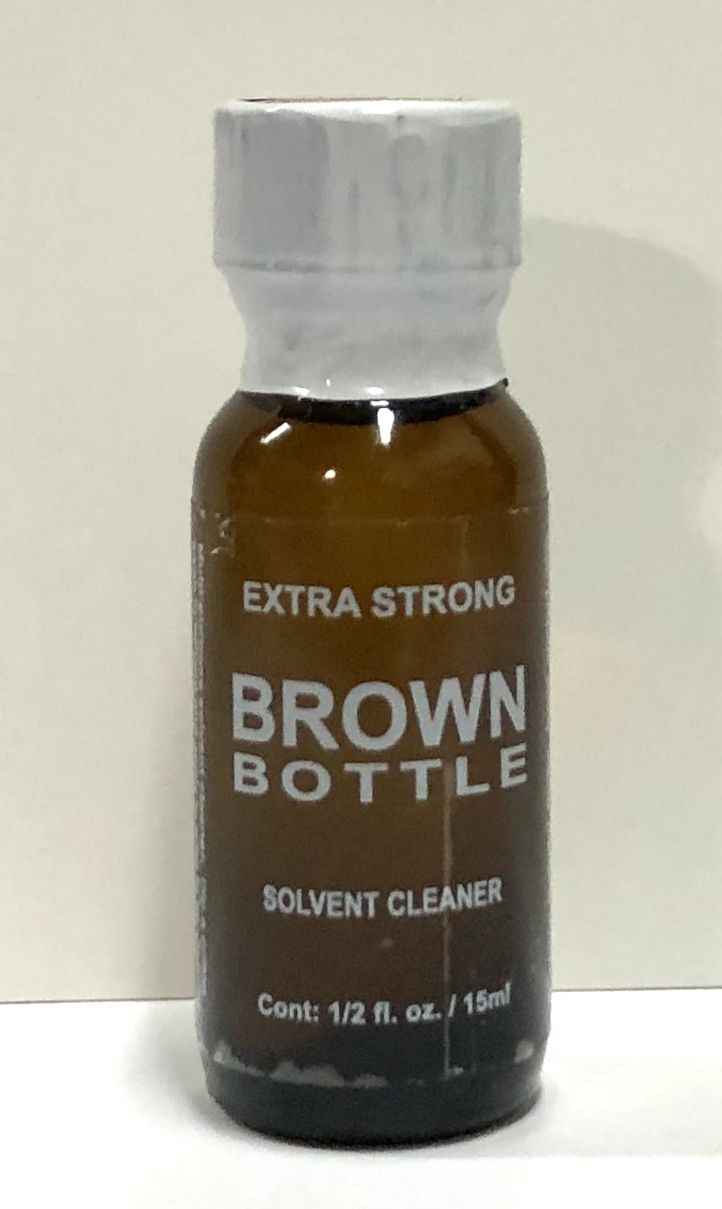 Brown Bottle Tall Popper used for sex by gay men